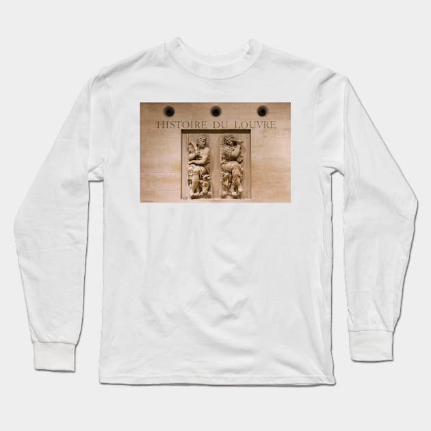 Histoire Du Louvre © Long Sleeve T-Shirt by PrinceJohn